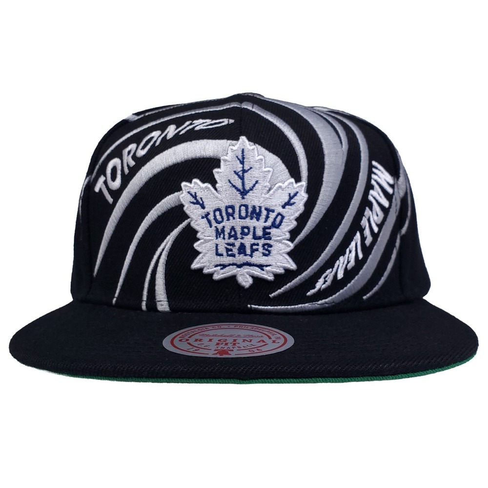 Toronto Maple‎ Leafs Mitchell & Ness NHL Snapback Hat Cap Twisted Embroidery NWT